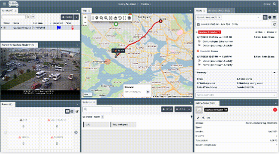 Praćenje dashboard kamere vozila preko GPS servera